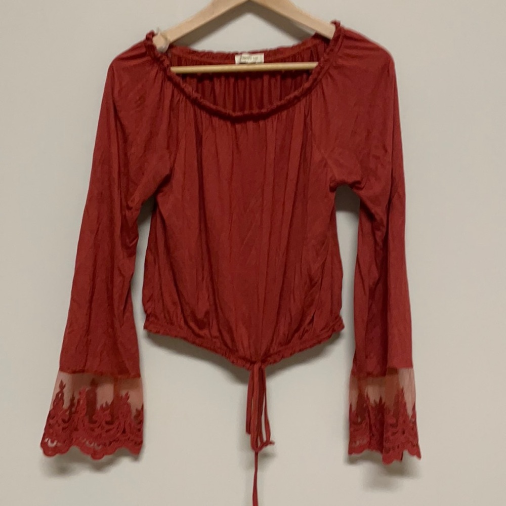 NWOT Paper + Tee Bell Sleeve Top